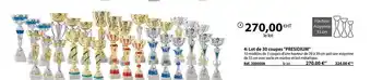 Casal Sport Lot de 30 coupes offre
