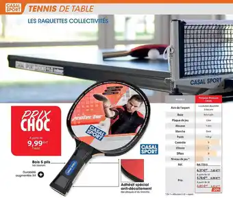 Casal Sport Tennis de table offre