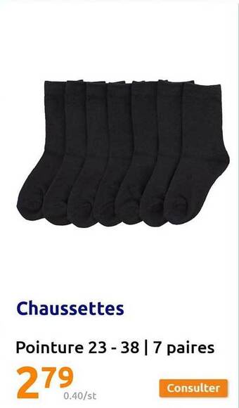 Action Chaussettes offre