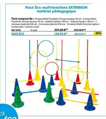 Casal Sport Pack éco multifonctions extension matériel pédagogique offre