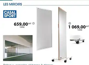 Casal Sport Les miroirs casal sport offre