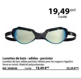 Casal Sport Lunettes de bain - adidas - persistar offre