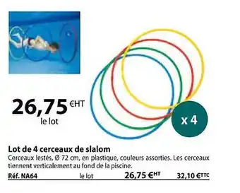 Casal Sport Lot de 4 cerceaux de slalom offre