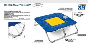 Casal Sport Mini-trampoline à sandows ges offre