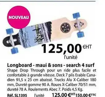 Casal Sport Longboard - maui & sons - search 4 surf offre