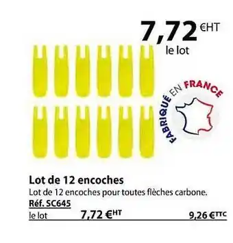Casal Sport Lot de 12 encoches offre