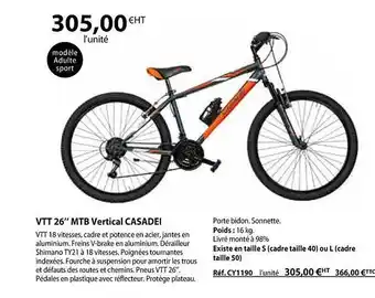 Casal Sport Vtt 26 offre