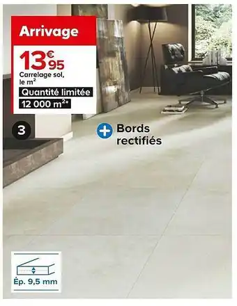 Castorama Carrelage sol, le m² offre