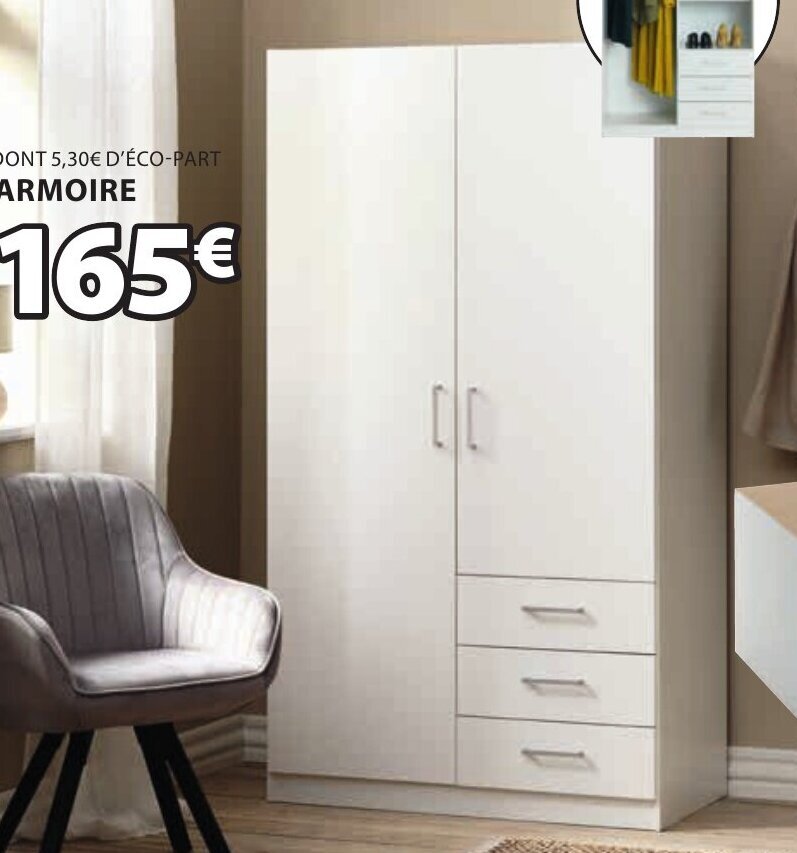 Promo Armoire Hagendrup chez JYSK