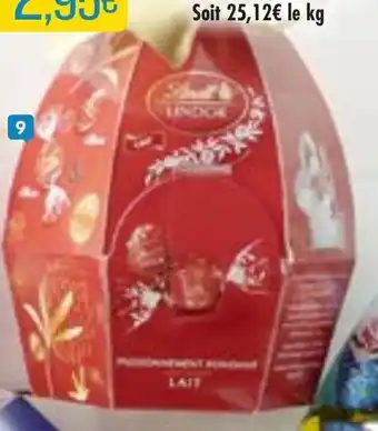 Match Œufs Lindor Lindt offre