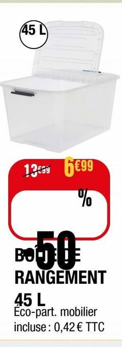 La Foir'Fouille Boîte de rangement offre