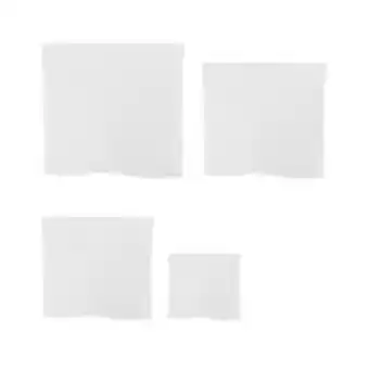 4 feuilles de silicone étirables réutilisables - ø 28, 21, 16, 12.5 cm