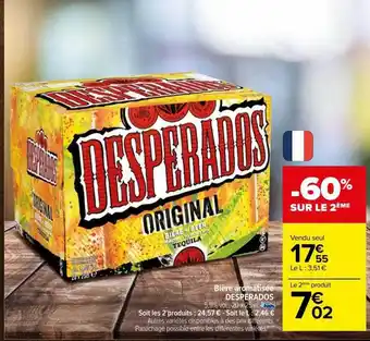 Carrefour Bière aromatisée desperados offre