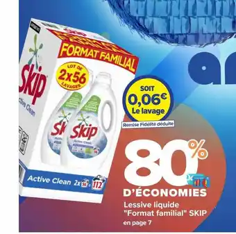 Carrefour Lessive liquide offre
