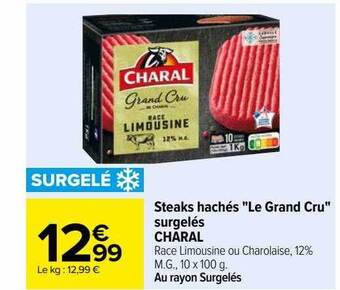 Carrefour Steaks hachés offre