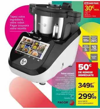 Carrefour Robot connect fagor offre