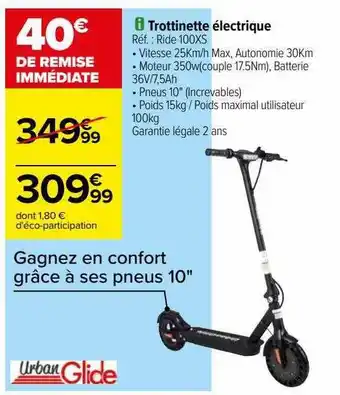 Trottinette électrique urban glide