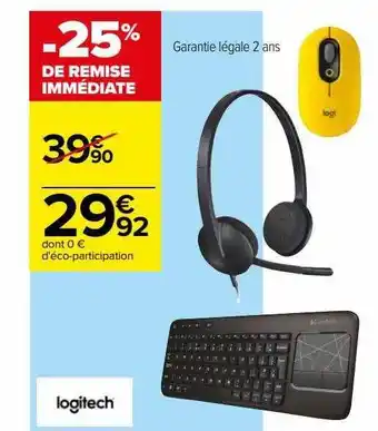 Carrefour Logitech offre