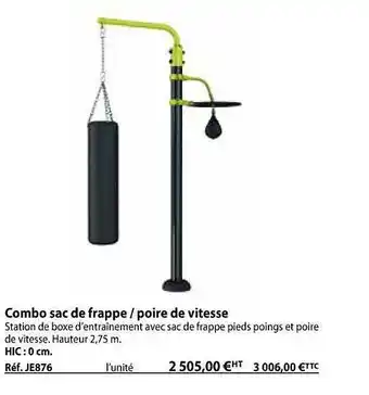 Casal Sport Combo sac de frappe-poire de vitesse offre