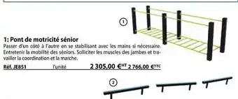 Pont de motricité sénior