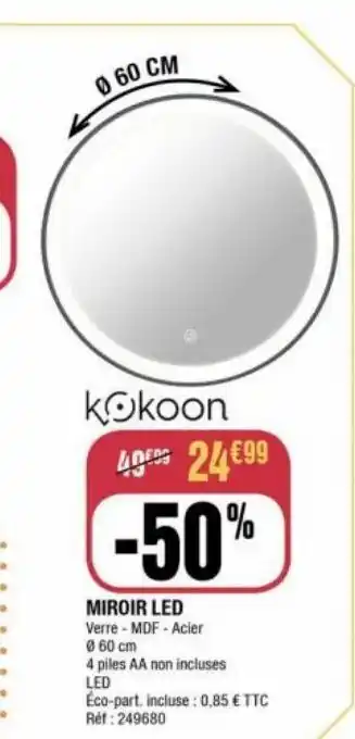 La Foir'Fouille Miroir led offre