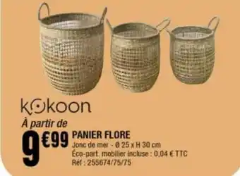 La Foir'Fouille Panier flore offre