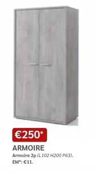 Meubles Crack Armoire offre