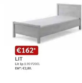 Meubles Crack Lit 1p offre