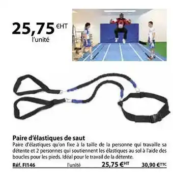 Casal Sport Paire d'élastiques de saut offre