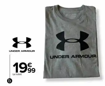 Carrefour Le t-shirt under armour offre