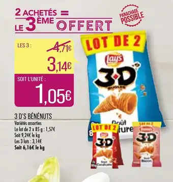 Match 3 D's Bénénuts offre