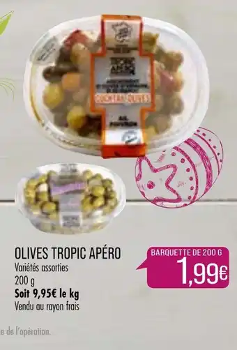Match Olives Tropic Apéro offre