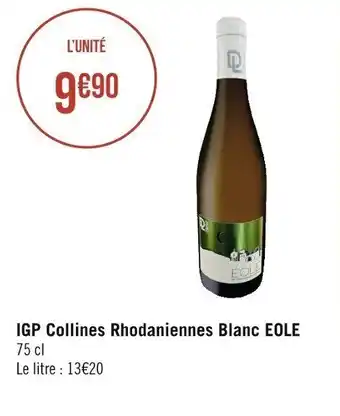 IGP collines rhodaniennes blanc EOLE