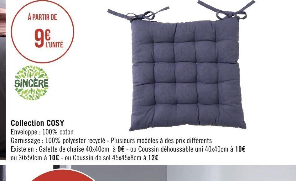 Promo Collection Cosy chez Casino Hyperfrais