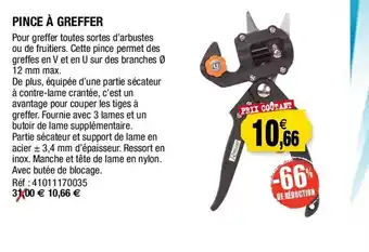Outiror Pince à greffer offre