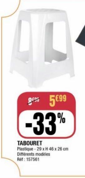 La Foir'Fouille Tabouret offre