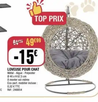La Foir'Fouille Loveuse pour chat offre