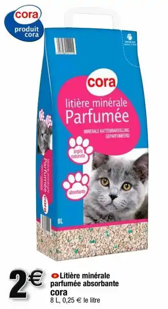 Cora x Carrefour Litière cora offre