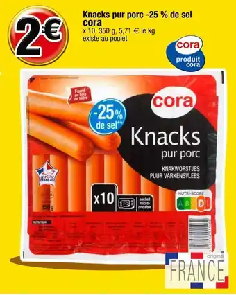 Saucisse de porc cora