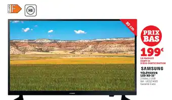 Téléviseur LED HD 32"