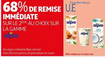Auchan Sur La Gamme Alpro offre