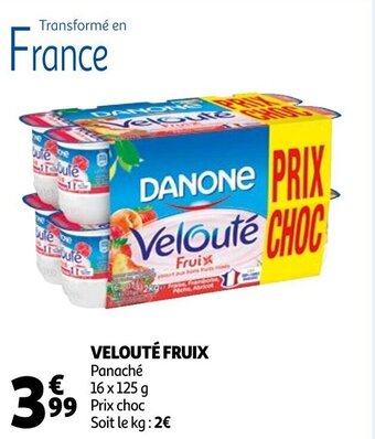 Auchan Velouté Fruix offre