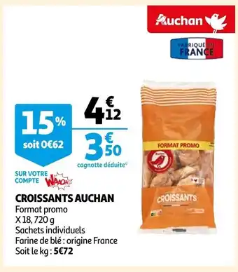 Auchan Croissants Auchan offre
