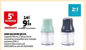 Auchan Mini Hachoir Qilive offre
