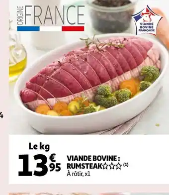 Auchan Viande Bovine: Rumsteak offre