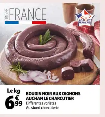 Boudin Noir Aux Oignons Auchan Le Charcutier