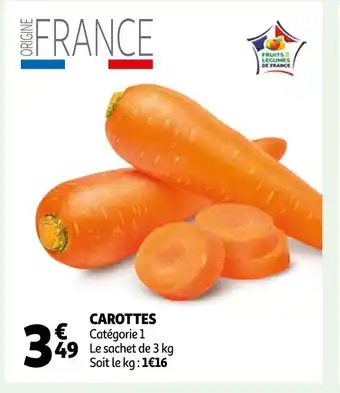 Auchan Carottes offre