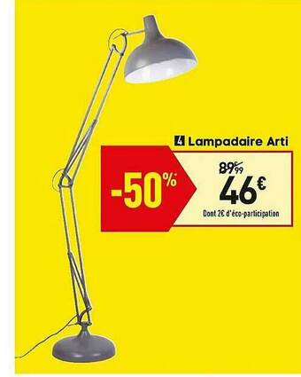 Conforama Lampadaire Arti offre