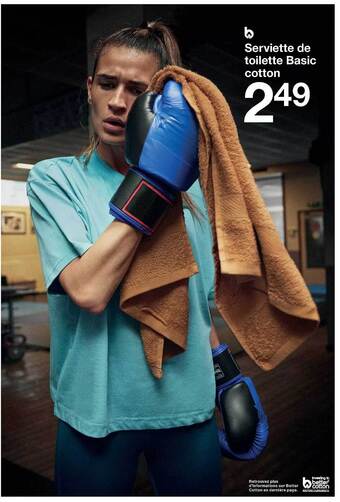 Zeeman Serviette de toilette basic cotton offre