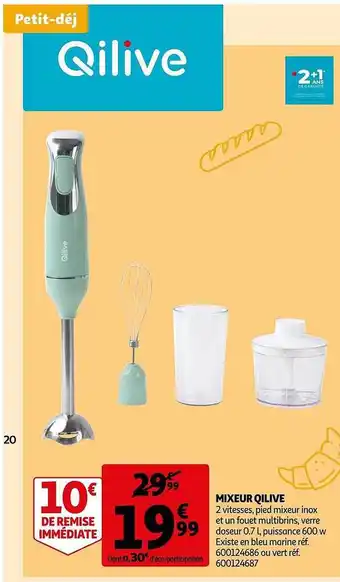 Auchan Mixeur qilive offre